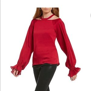 🎊HP🎉Women’s Cold Shoulder Halterneck Blouse